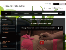 Tablet Screenshot of careerextenders.com